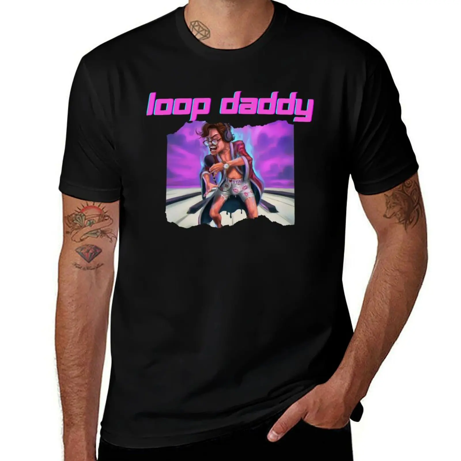 Loop daddy - marc rebillet merch T-Shirt Casual Holiday Short Sleeve Tee T-Shirt