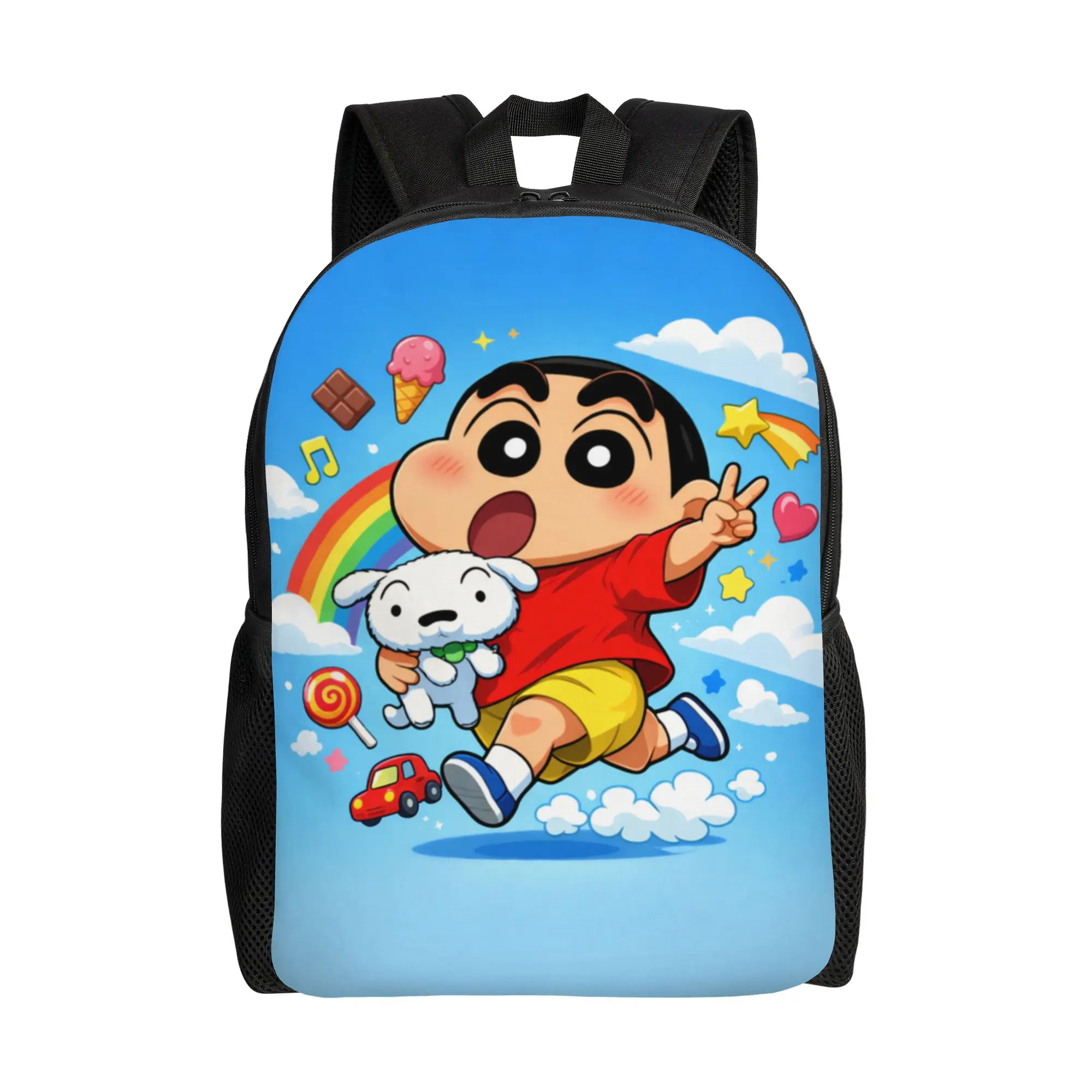Back to school season Super Quality Cute (1) Knapsack Crayon Shin-chan Couple Backpack