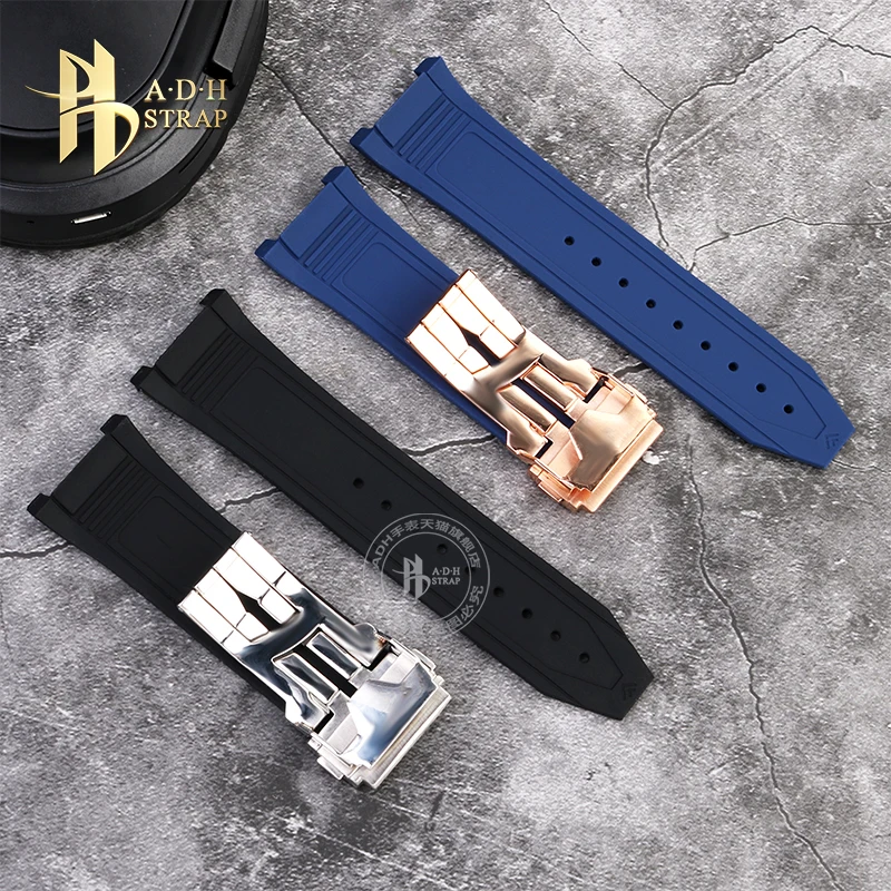 الرجال مقعر سيليكون اكسسوارات ساعة ل فيراغامو الرياضة سلسلة F-80 المطاط حزام (استيك) ساعة مقاوم للماء 26 مللي متر واجهة الإناث