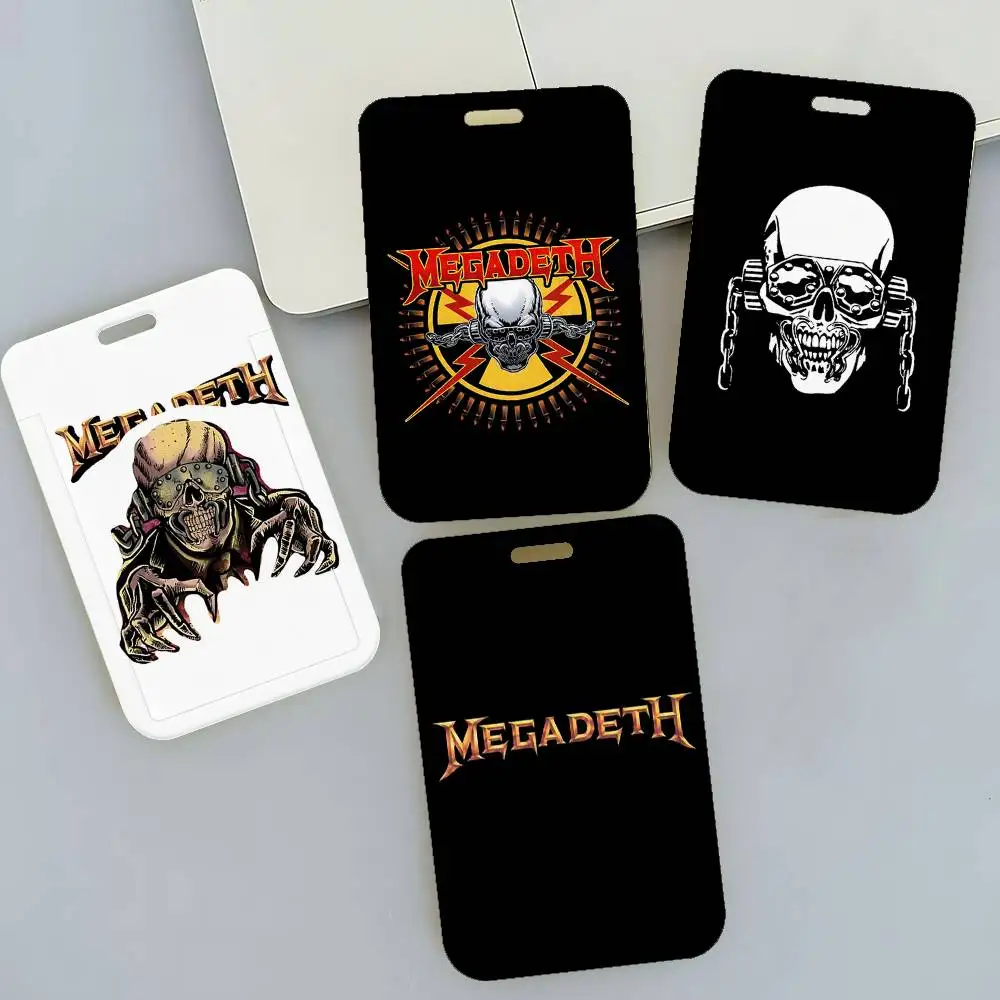 Music Band T-MegadethS Badge Holder Lanyards Keychain Women New Card Holders Neck Straps Student Credential For Gift
