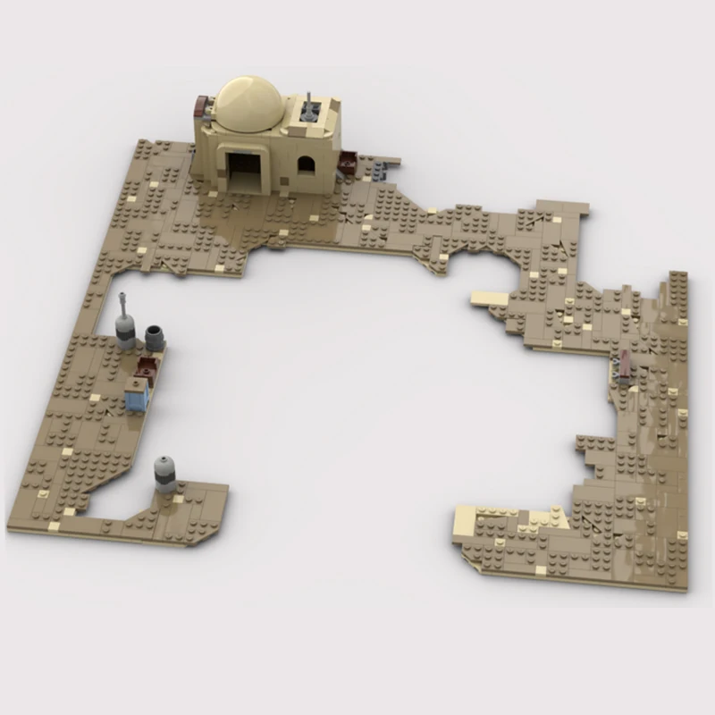 

Star Movies Model MOC Building Bricks Desert Tavern Scene Modular Technology Gifts Holiday Assemble Children Toys Suit