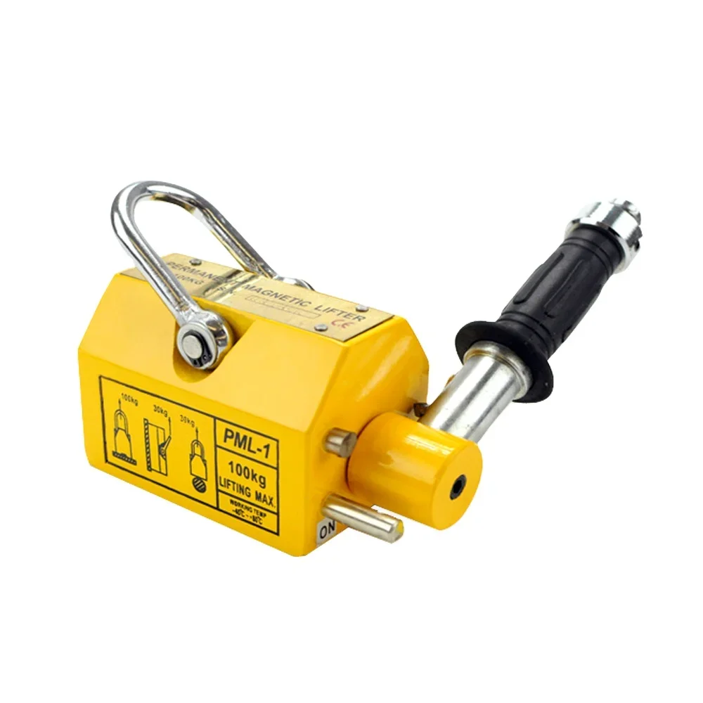 Powerful manual permanent magnetic lifter PML-100 100KG