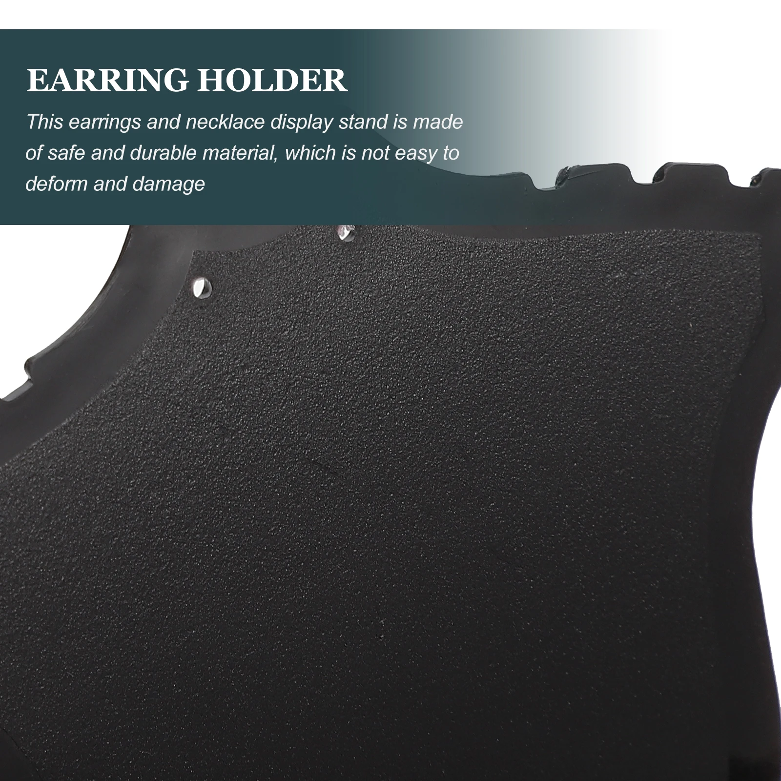 

Jewelry Storage Rack Necklace Holder Earring Hanger Stand for Selling Pendant Earrings Organizer Abs