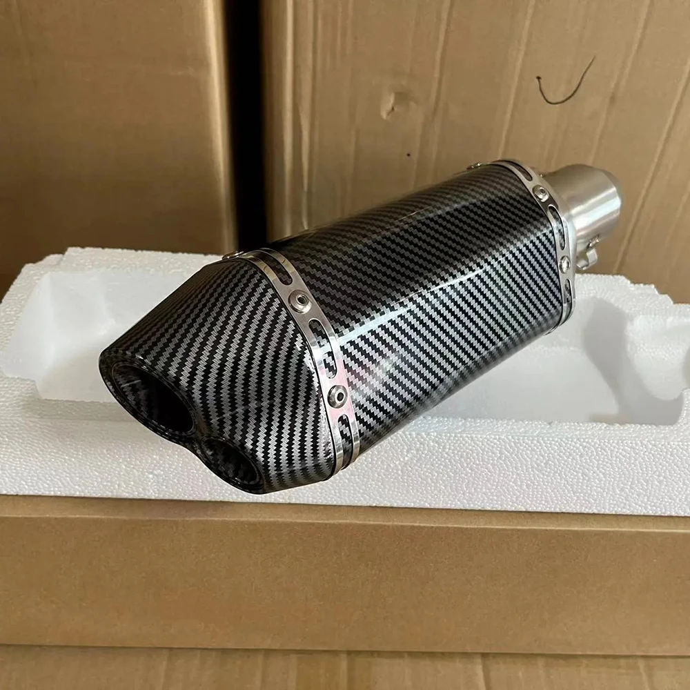 Hochwertiger Universeller 51mm Performance-Auspuff für Motorräder, Schalldämpfer zum Fabrikpreis, 310mm 370mm 470mm 570mm – Detail 21