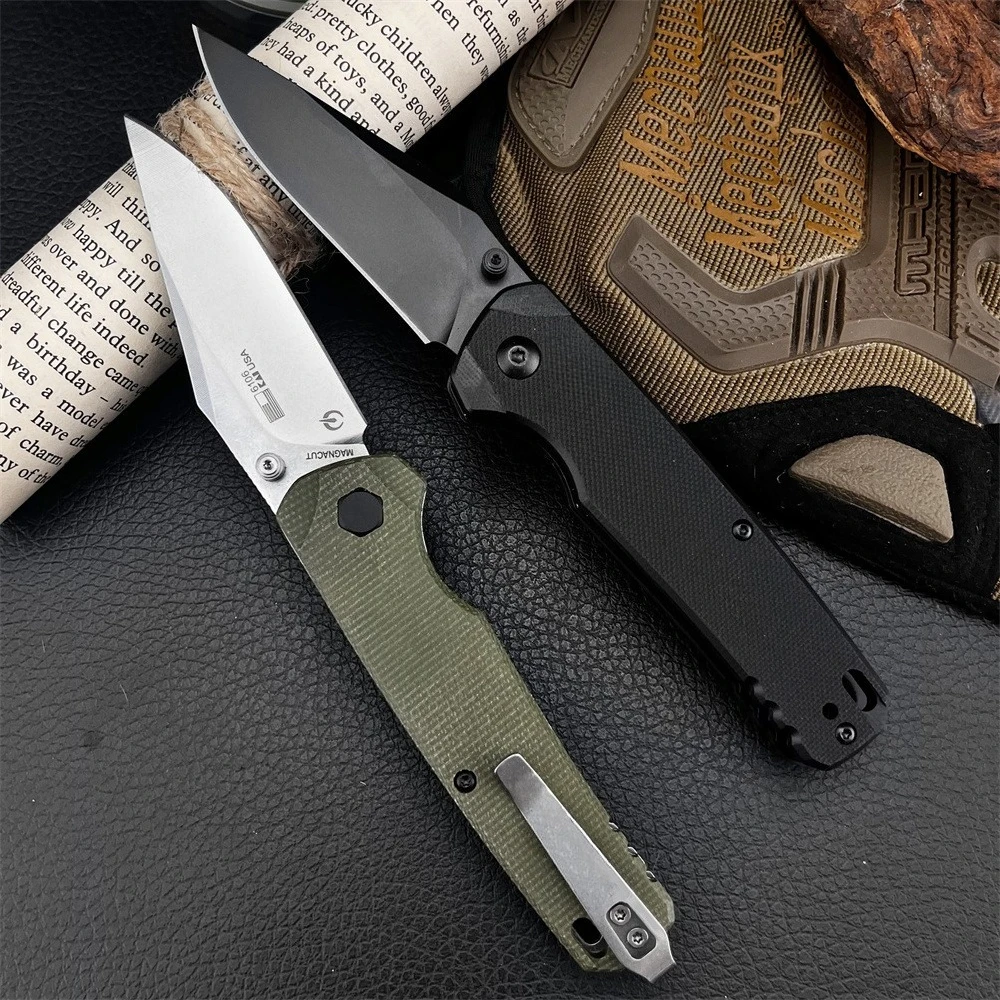 KS 6106 التكتيكية جيب سكين للفرد 8Cr13Mov شفرة Micarta مقبض في الهواء الطلق التخييم التنزه الصيد السكاكين الصيد بقاء أدوات #2