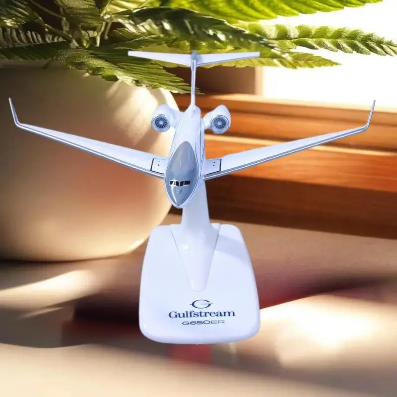 

1PCS Gulfstream G650 Aircraft Diecast 1/200 Scale Airplane Model Planes G650ER Airplane Model Plane Model