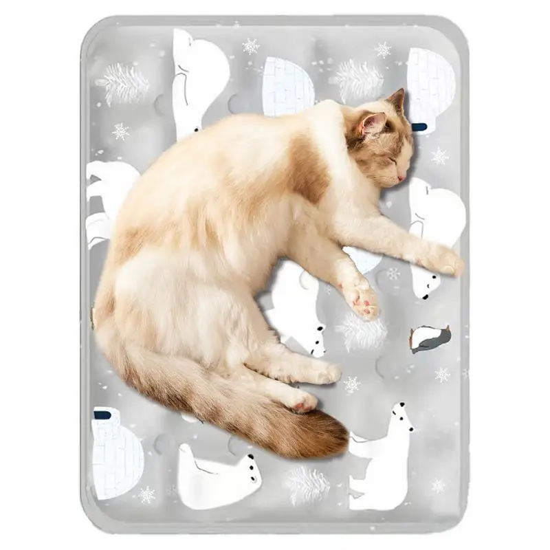 Summer Pet Cooling Mat Indoor Self-Cooling Ice Dog Mat Foldable Design Sleeping Pad For Small To Medium-Sized Dogs And Cats