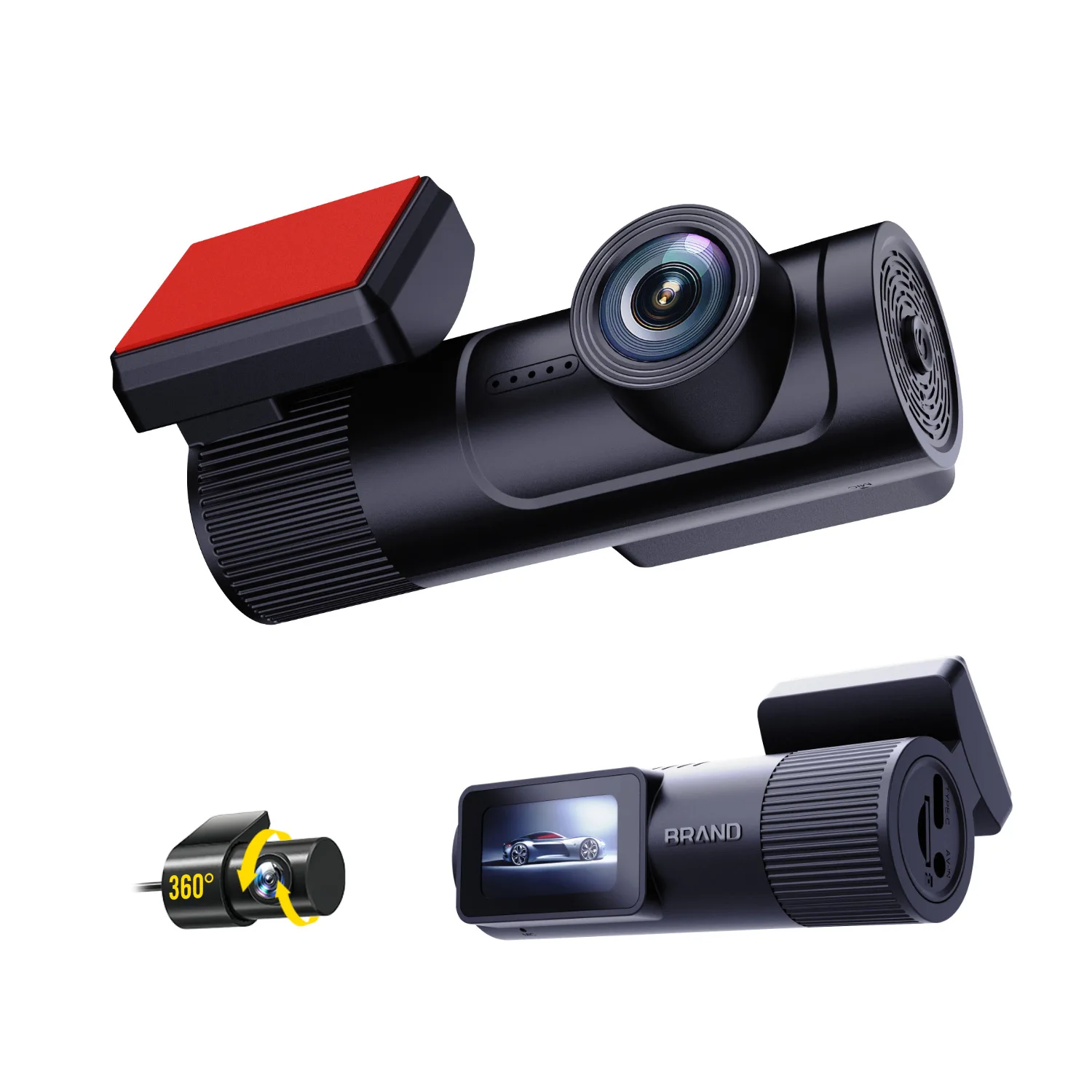 4K UHD Front Rear Dual Dash Camera 1.5