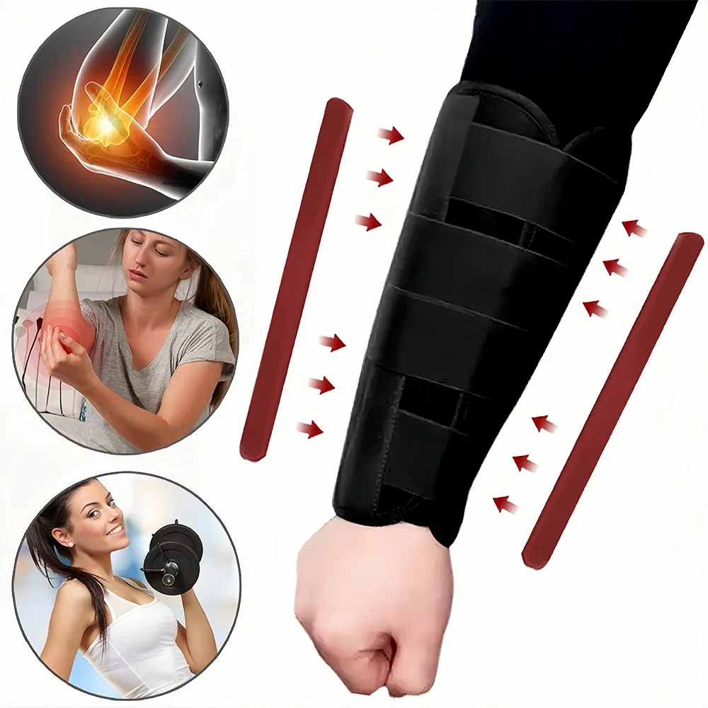 

1Pcs Elbow & Forearm Brace Cubital Tunnel Arm Splint Elbow Support for Straighten Arms to Prevent Elbow Bending While Sleeping