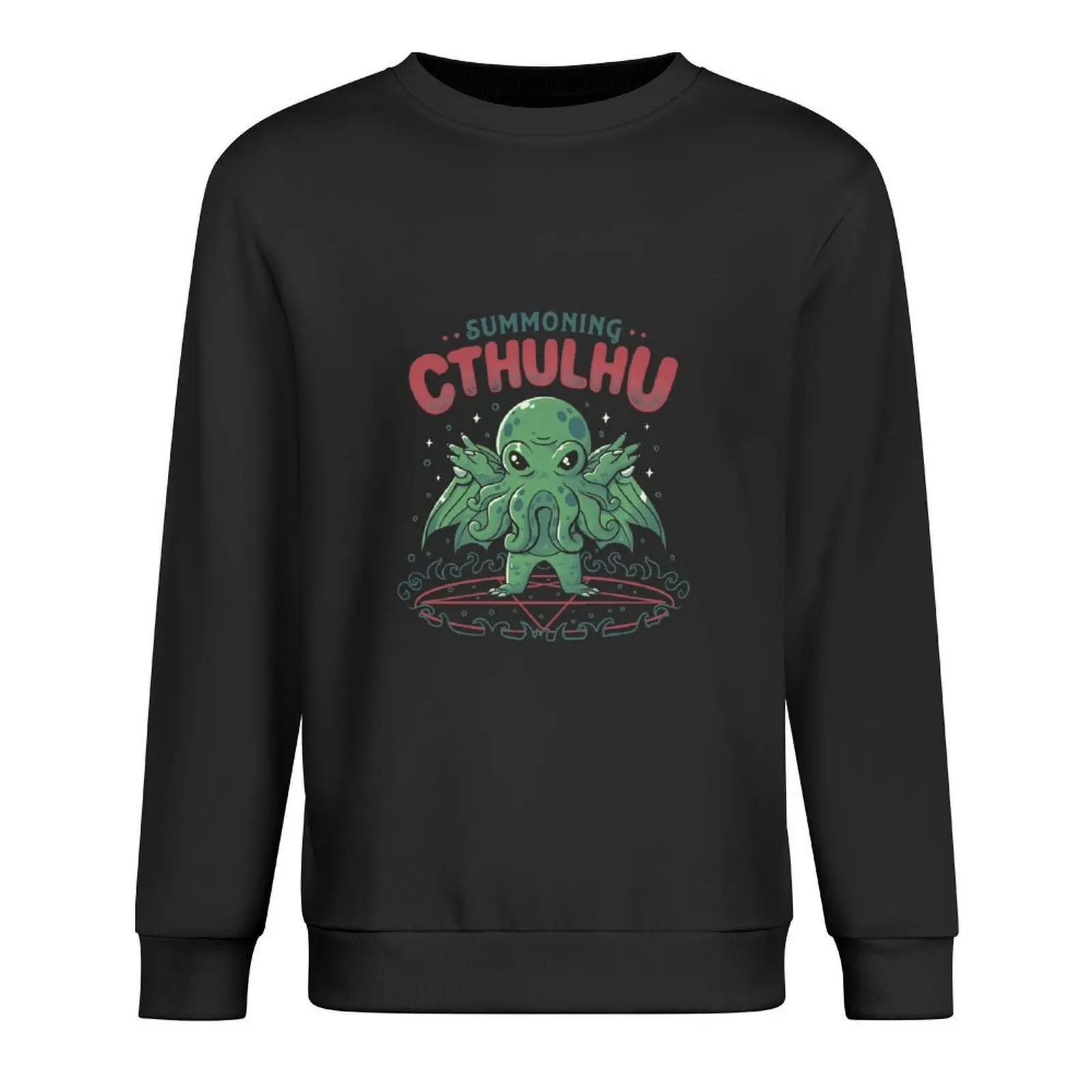 

Summoning Cthulhu Cool Horror Gift Pullover mens designer clothes anime clothing mens clothes autumn new sweatshirt