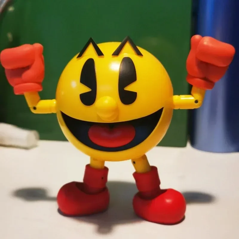 สินค้าของแท้ในสต็อก Bandai S.H. figuarts SHF Pac Man ตุ๊กตาขยับแขนขาได้พีวีซีสุดน่ารักหุ่นอะนิเมะตุ๊กตาของขวัญ