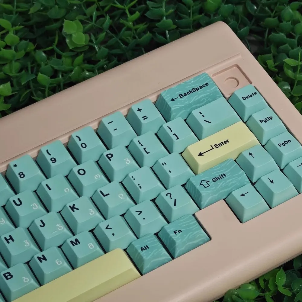 1 Set Foggy Sea Keycaps PBT Dye Sublimation Key Caps Cherry Profile Lightproof Keycap For MX Switch Keyboard Wooting