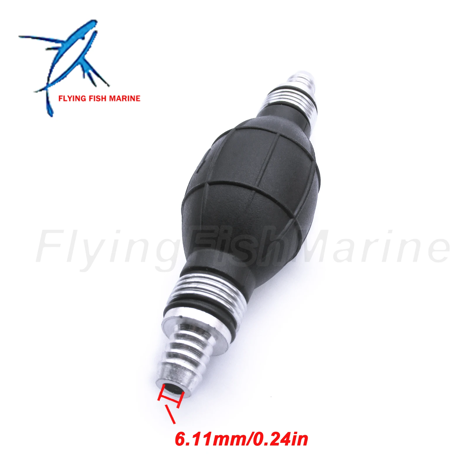 9001080A 50073805 Rubber Transfer Vacuum Fuel Pump Fuel Line Hand Primer Bulb Marine for Car/Boat/Marine/Motorcycle, 12mm 1/2