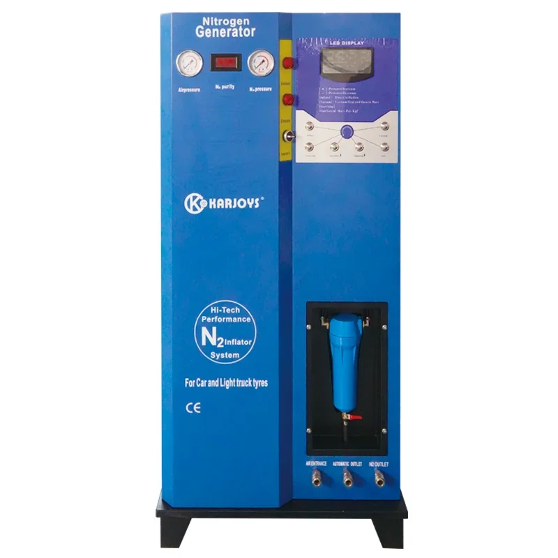 a Nitrogen Tyre Tire Inflator Machine for Repairing Cars