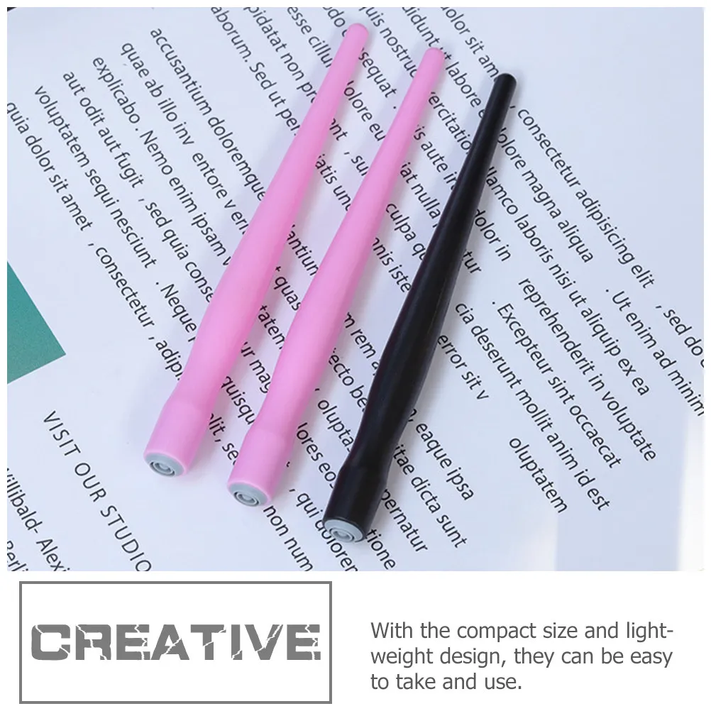 20Pcs Black Plastic Pen Nib Holder Dip Pen Holder for Comic Art Drawing Painting Supplies Professional Writing Use