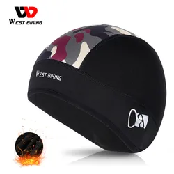 WEST BIKING Cycling Cap Winter Thermal Windproof Sport Hats Running Skiing Motorcycle Bike Cap Men Women MTB Road Bike Headwear