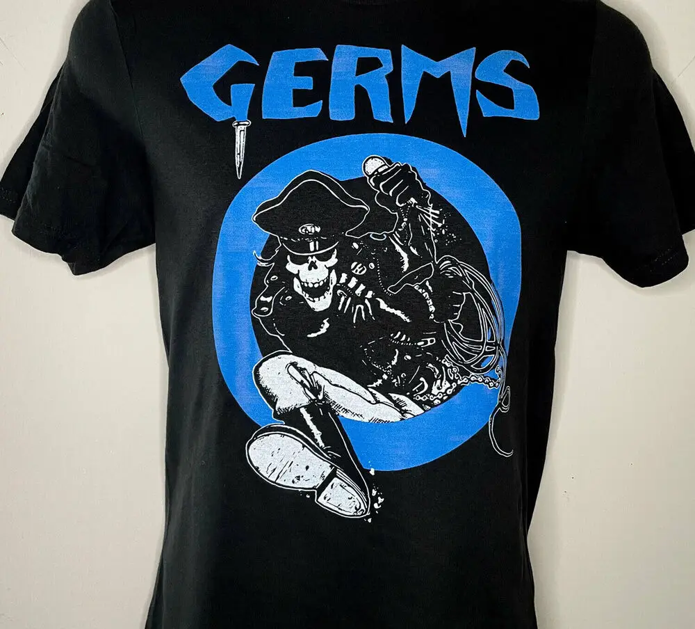 Vintage The Germs Music Band Cotton Black All Size Men Women Classic Shirt J682 Luxury oversized Anime pattern clothing Y2K top