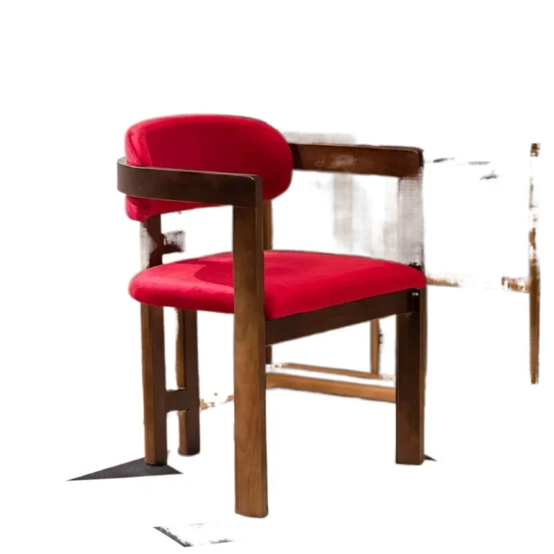 

solid wood dining chair, home backrest Nordic backrest simple modern Chinese light luxury chair