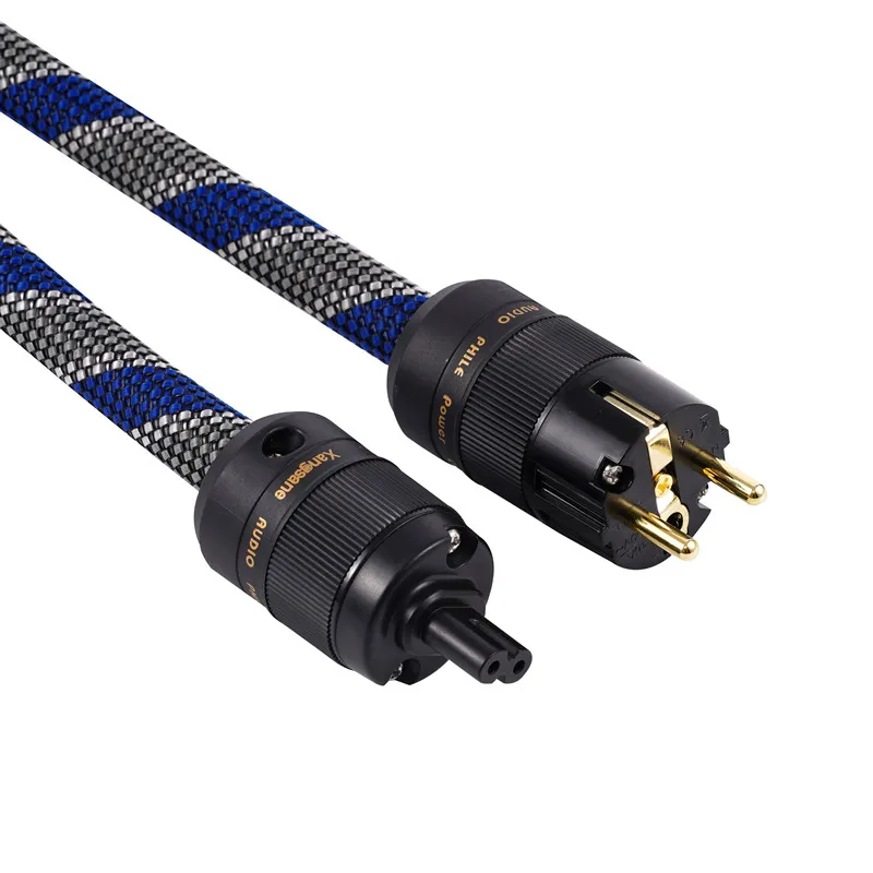 

Кабель питания Audiomeca hifi, тип 8, задний штекер 5, 5 кв. М, бескислородный медный аудиокабель