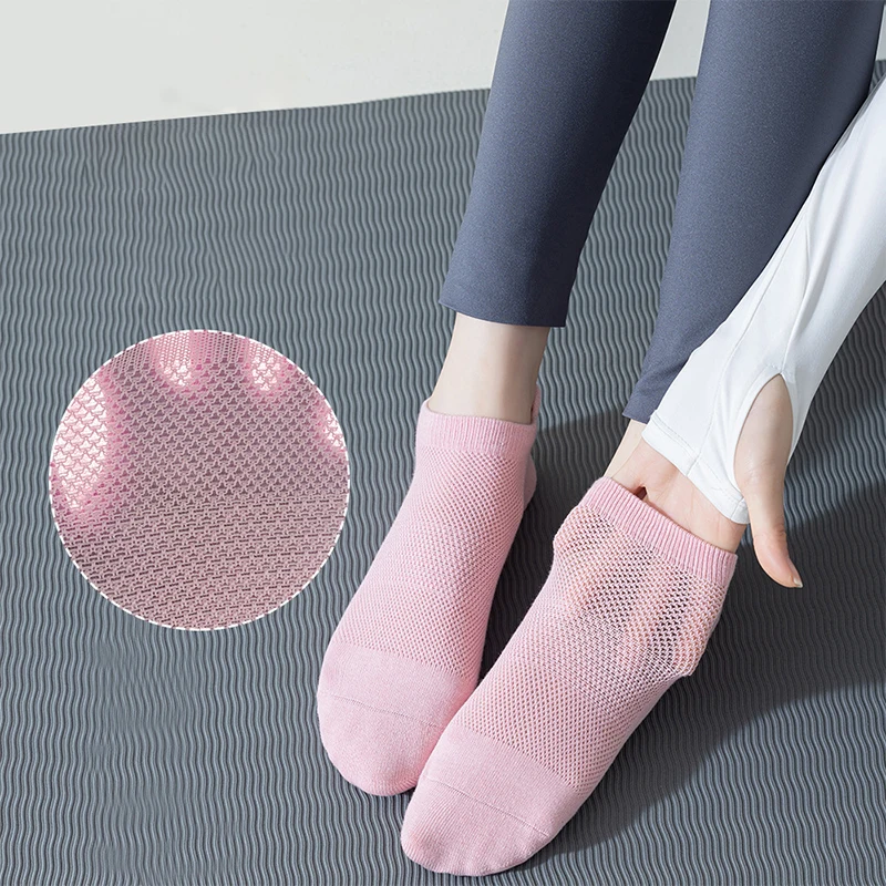 New Fashion Short Yoga Socks Pilates Socks Indoor Non-slip Floor Socks Dance Fitness Training Socks Sports Socks