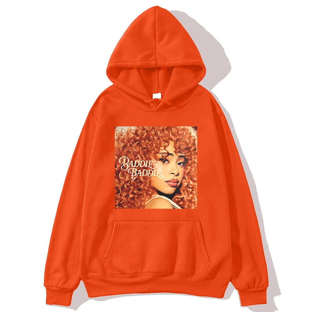 

Ice Spice Baddie Baddie Pullovers Fashion Harajuku Aesthetic Hoodies Women Men Hip Hop with Hooded Streetwear Graphic Clothes