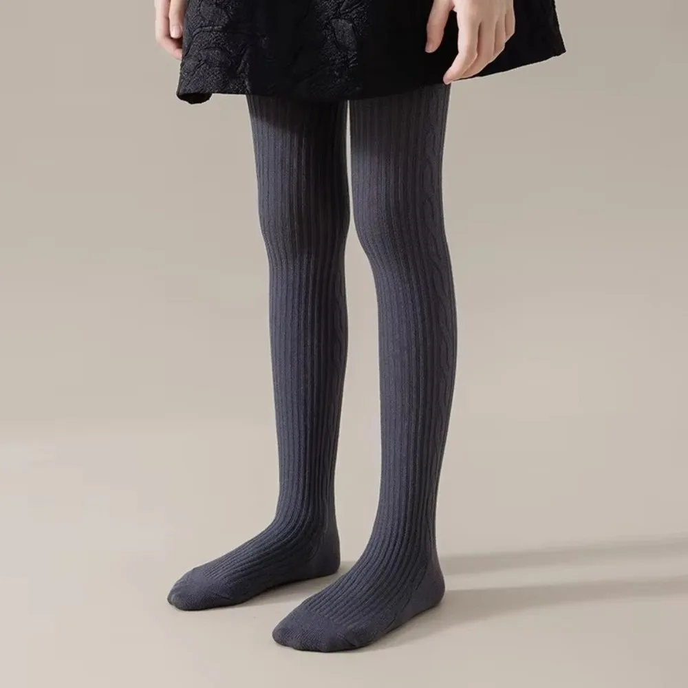 

New Knitted Leg Warmers Breathable Cotton Hosiery Pantyhose Autumn and Winter