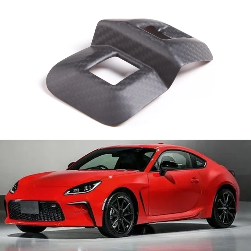 

Car Real Carbon Fiber Trunk Switch Button Cover Trim Stickers For Subaru BRZ Toyota 86 2022