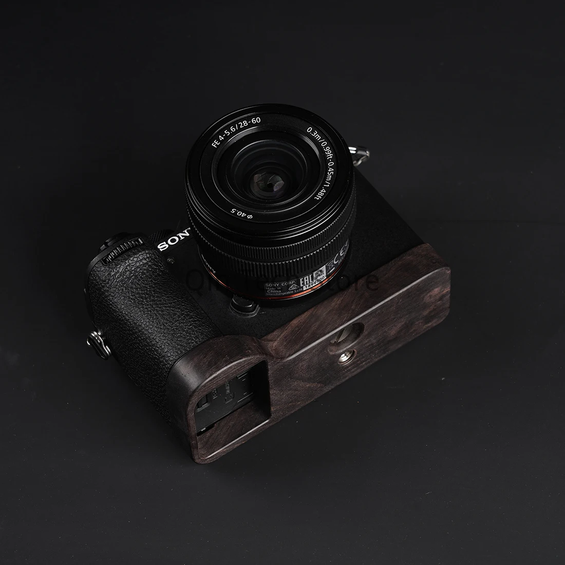 Quick Release Wood Hand Grip for Sony A7CR A7C2 A7c II Arca Swiss Ebony Walnut Camera Plate Clamp Tripod Mount Super Clamp