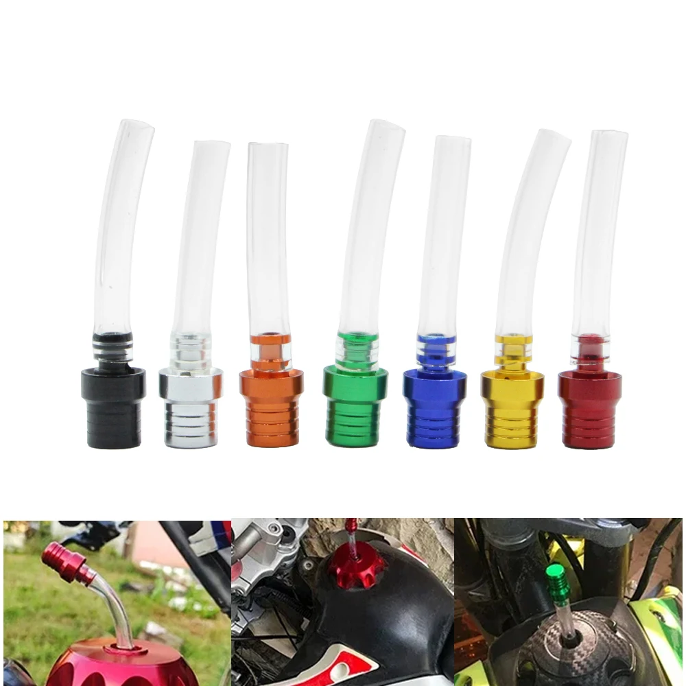 1Pcs Universal Motorcycle Gas Fuel Cap Vent Breather Hose Tube For Motocross ATV Quad Dirt Pit Bike Fuel Tank Pipe
