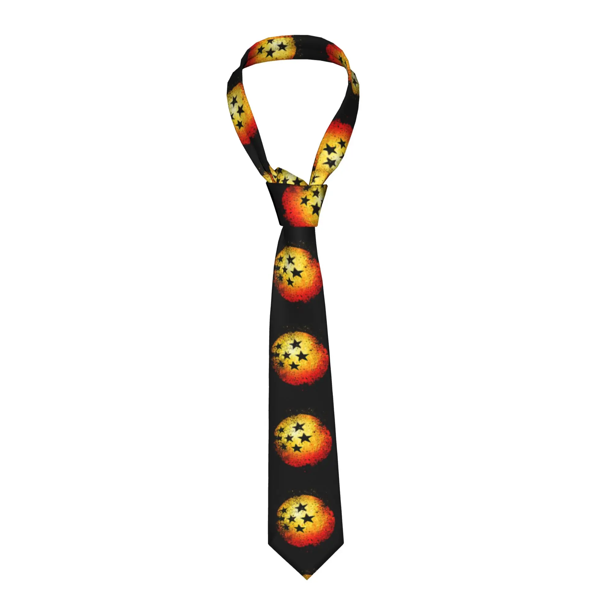 Neckties Dragon Super Saiyan Ball Z Unisex Silk Polyester 8 cm Narrow Neck Tie for Men Suits Accessories Cravat Wedding Business
