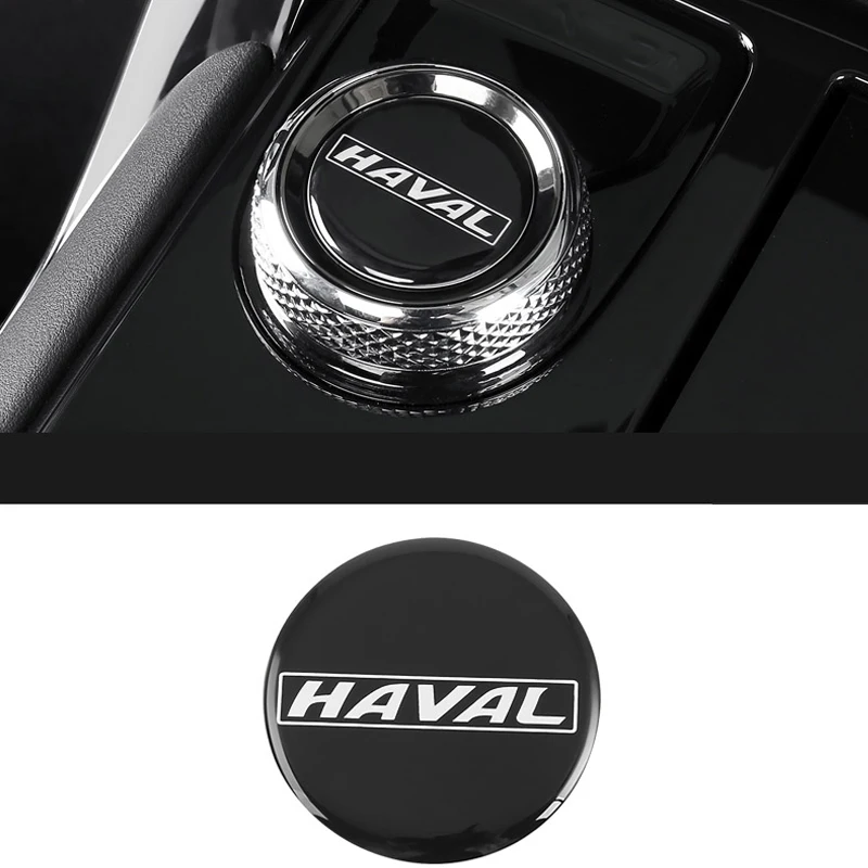 For Great Wall Haval Hover H6 3th Jolion Dargo Centre Control Gear Knob Sticker Button Cover Decoration Modification Accessories