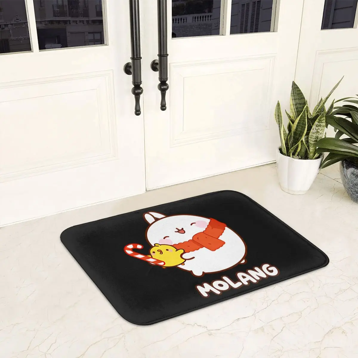 Molang Cartoon For And Doormat Antiwear Carpet Rug Kitchen Entrance Home Floor Mat for Bedroom Footpad Mats