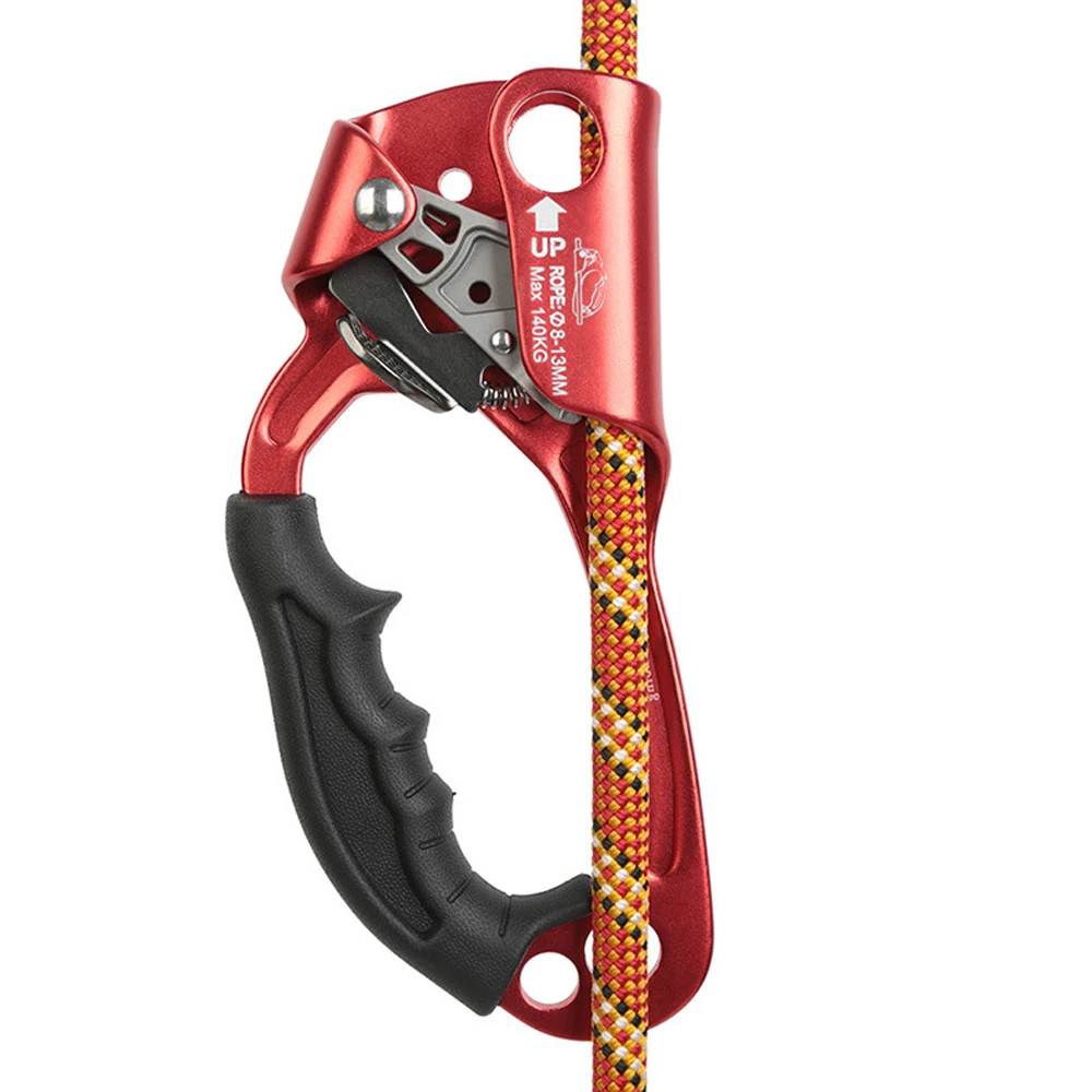 P358 Outdoor Climbing and Mountaineering Fire Rescue Device for High-Altitude Forces, Left Hand Elevating Hand Rope Device