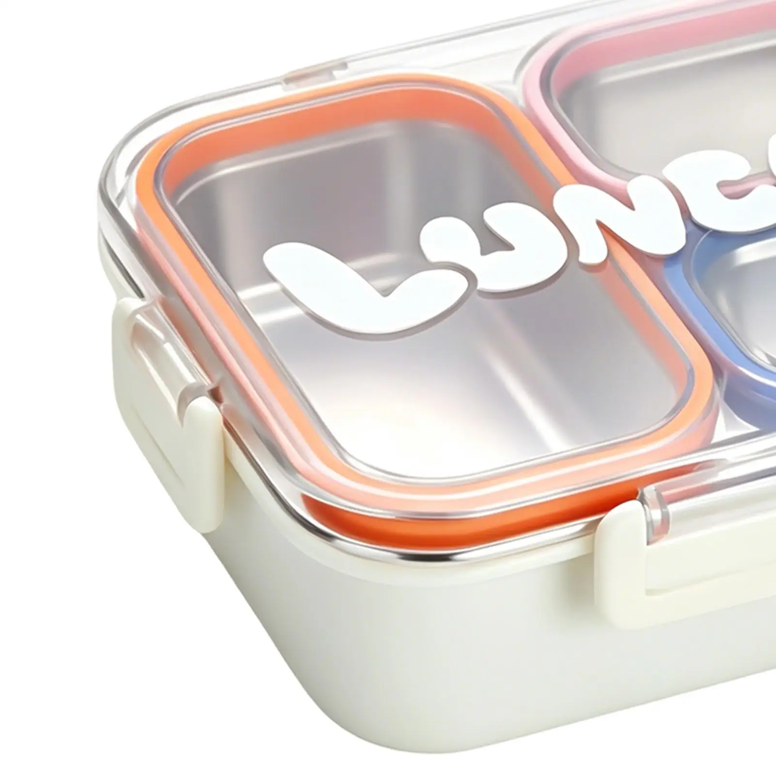 Lunch Container Box Lidded Food Storage Bowl Stainless Steel Lunch Box For Adults For School Camping Spring Trip Commuting