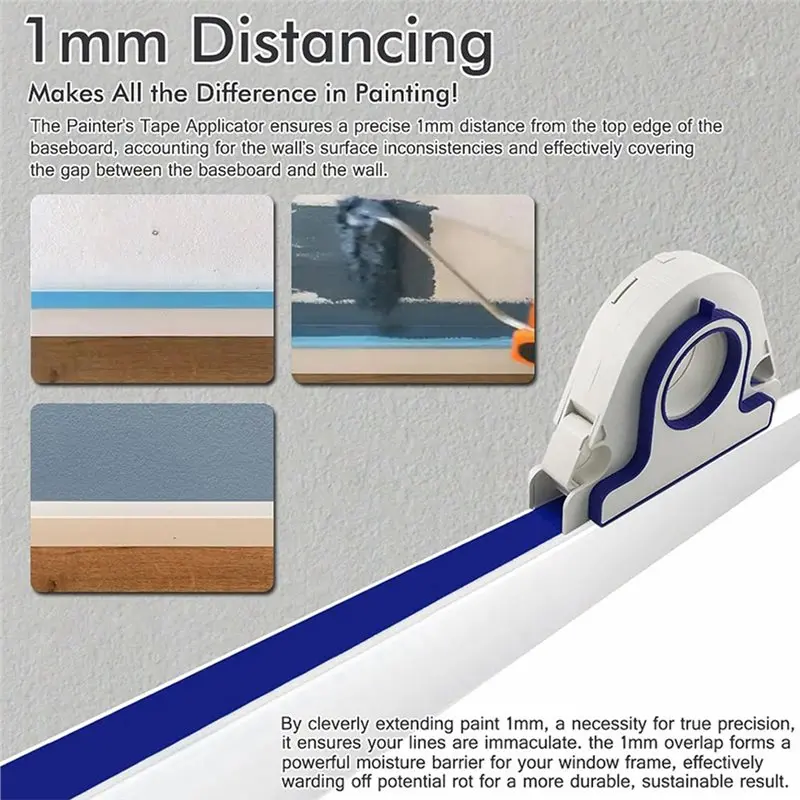 AB42-للرسم الدقيق 25 مم موزع شريطٌ لاصق أزرق، مجموعة أدوات توزيع الشريط S للرسام الاحترافي