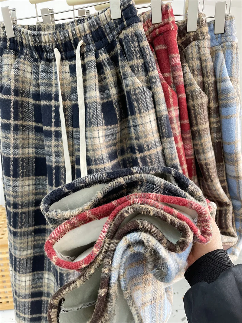 Szerokie spodnie z szerokimi nogawkami, kieszenią na zamek, damskie, wiosenne, sznurowane, ze sznurkami, kobiece, urocze, o średnim stanie, miękkie, plisowane, elastyczne, młodzieżowe, estetyczne, w stylu OL.