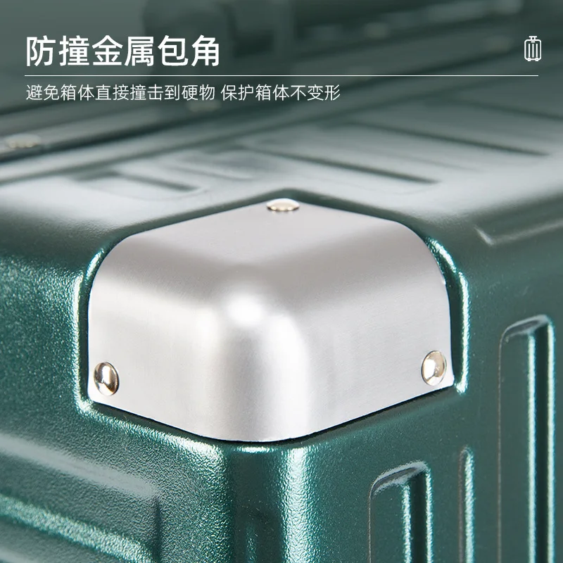 Luggage ABS+PC Suitcase Travel Trolley Case Women Men Mute Spinner Wheels Rolling Baggage Fashion Business Boarding Box