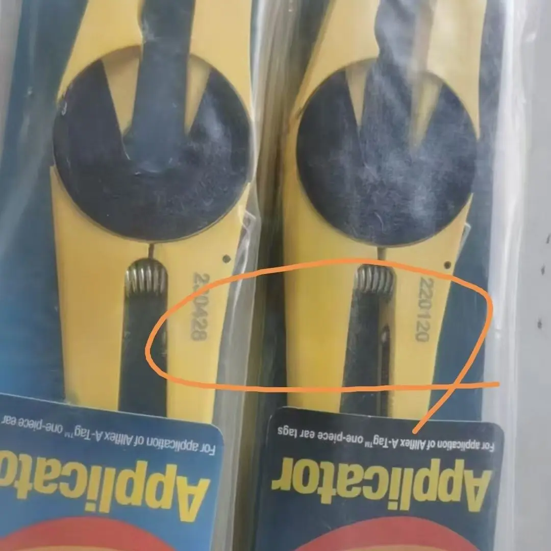 Anlefu Single-piece Ear Tag Pliers Anti-counterfeiting Code Cow Special Ear Tag Pliers Cow Ear Number Pliers Genuine Anlefu Plie