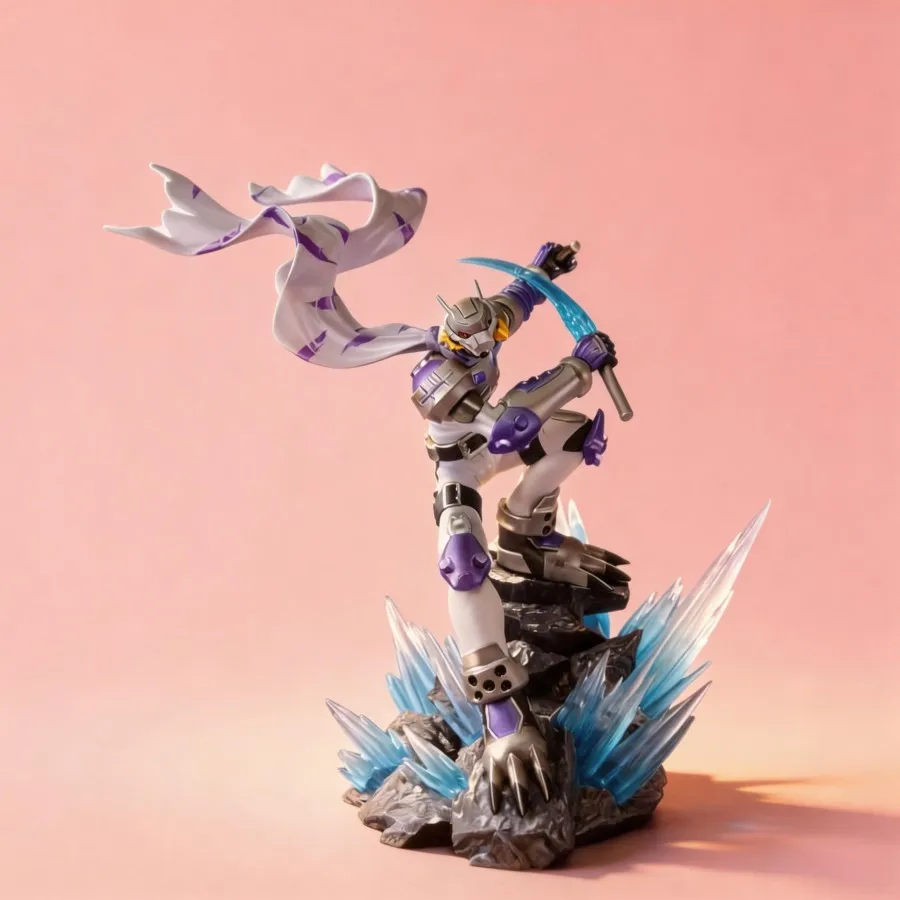 

Аниме-фигурка Digimon Growmon & Gaogamon, 23 см, статуэтка GK, коллекционная модель, игрушка, настольное украшение для фанатов, для дома