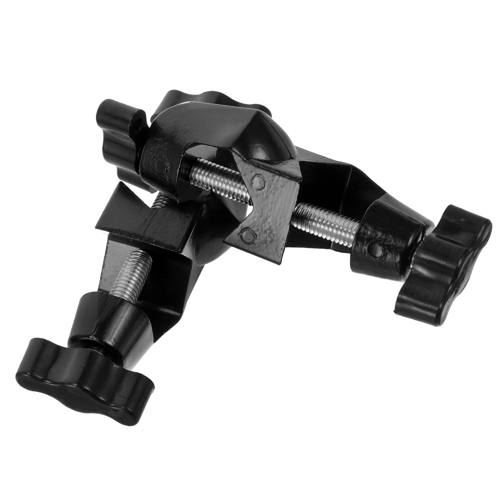 

2pcs Zinc Cross Clip Clamp Holder Anti Rust Boss Head Clip Holder Adjustable Lab Supplies Right Angle Support
