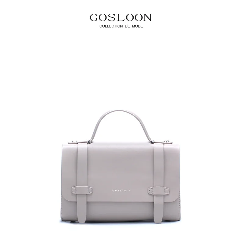 GOSLOON-H81 GENUINE LEATHER FASHION FRENCH SMALL CROWD BAG FOREIGN SHOULDER CROSS-BODY WOMEN'S BAG ORIGINAL FAMOUS DESIGNER