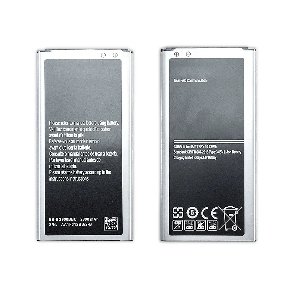 10PCS For Samsung Galaxy S5 SM G900 G900S G900I G900F G900H 2800mAh Battery EB-BG900BBC