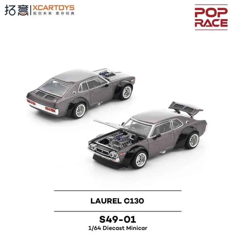 

Предпродажа Xcartoys x Pop Race 1:64 LAUREL C130 МЕТАЛЛИЧЕСКАЯ СЕРАЯ Коллекция Миниатюрная литая модель автомобиля