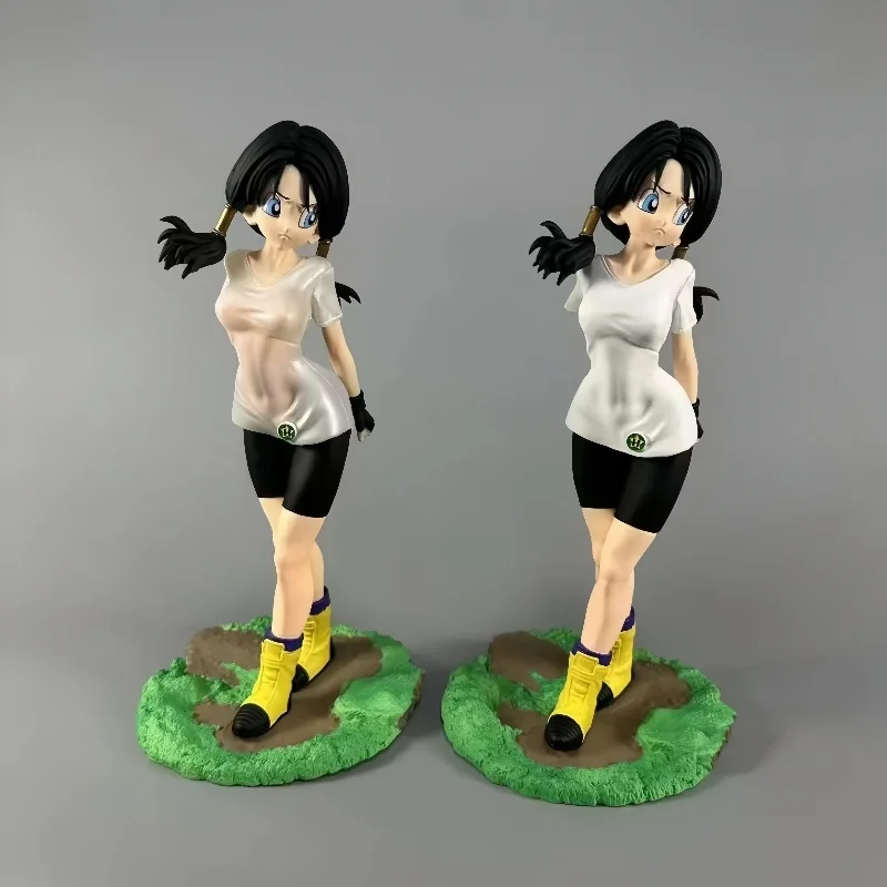 En Stock Dragon Ball Z Videl figura Glitter & Glamours 25cm 9,8 pulgadas figura de acción de Pvc juguetes de modelos coleccionables para niños regalos