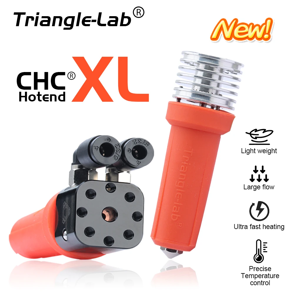 trianglelab CHC® XL HOTEND HIGH Performance high flowrate high speed wear-resistant FDM hotend Compatible carbon fiber VORON 3D