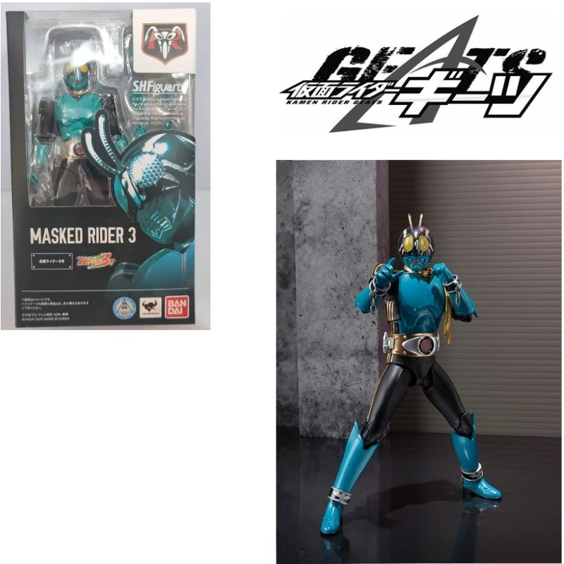 

In stock Kamen Rider No. 3 labbubu Stitch Mecha model collect Holiday Gifts Decorations Ornaments Figure Action doll Trendy toys