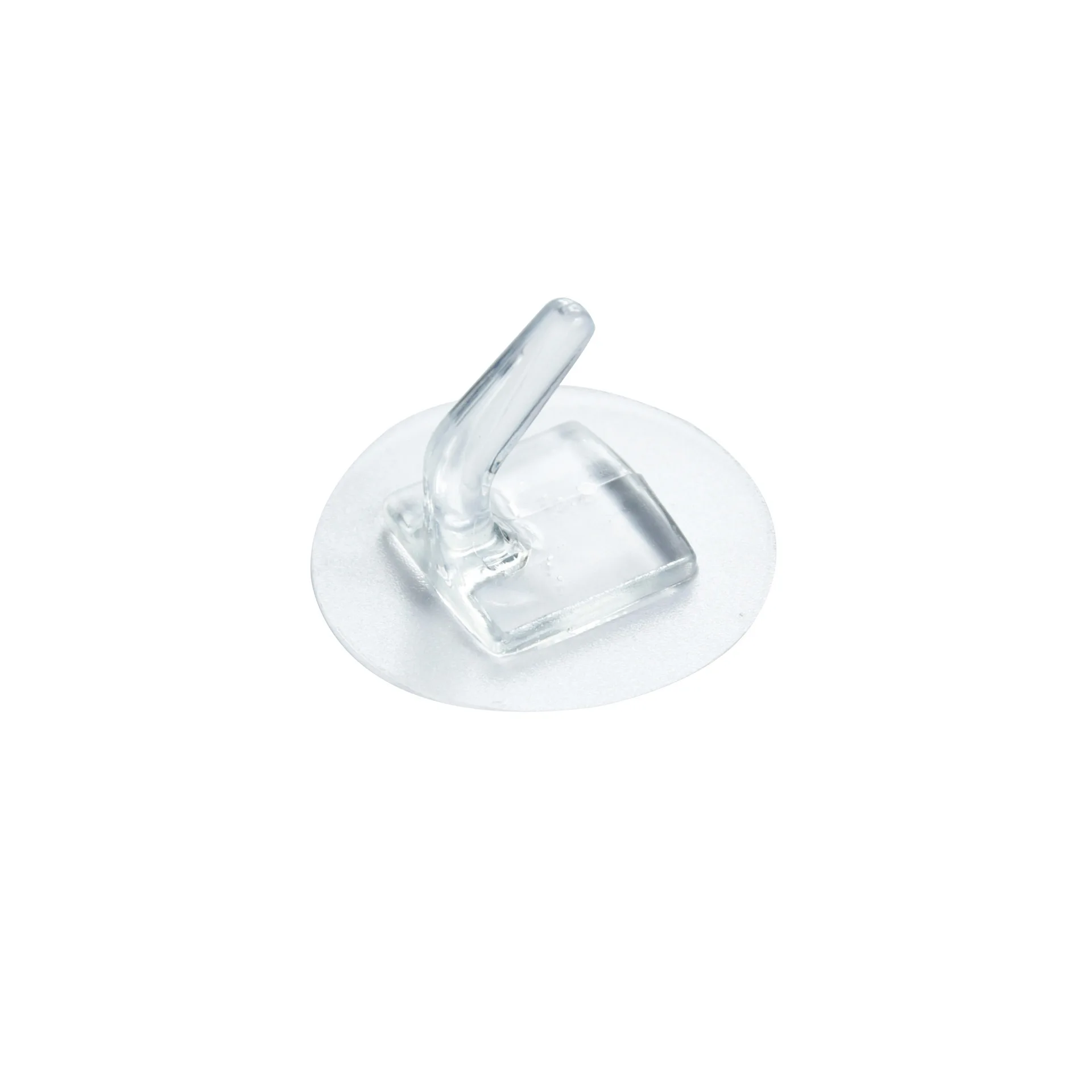 Gancho de pared de plástico transparente para cocina, baño, almacenamiento de oficina, sin rastro, sin arañazos, ganchos adhesivos impermeables, 10/20 piezas