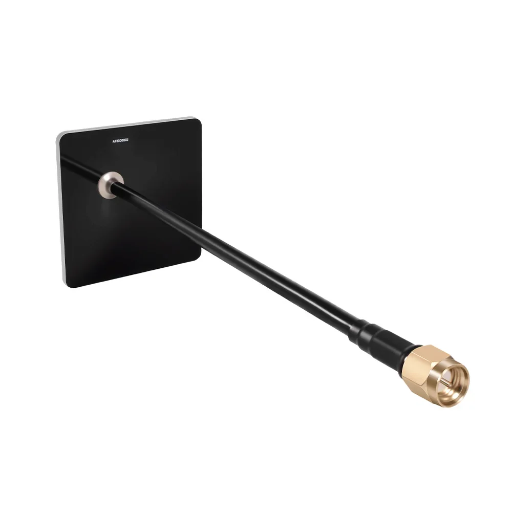 Foxeer 3.3G 7dBi RHCP Patch Antenna High Efficiency SMA Connector 90 Degree Beam Angle for FPV Racing Drone