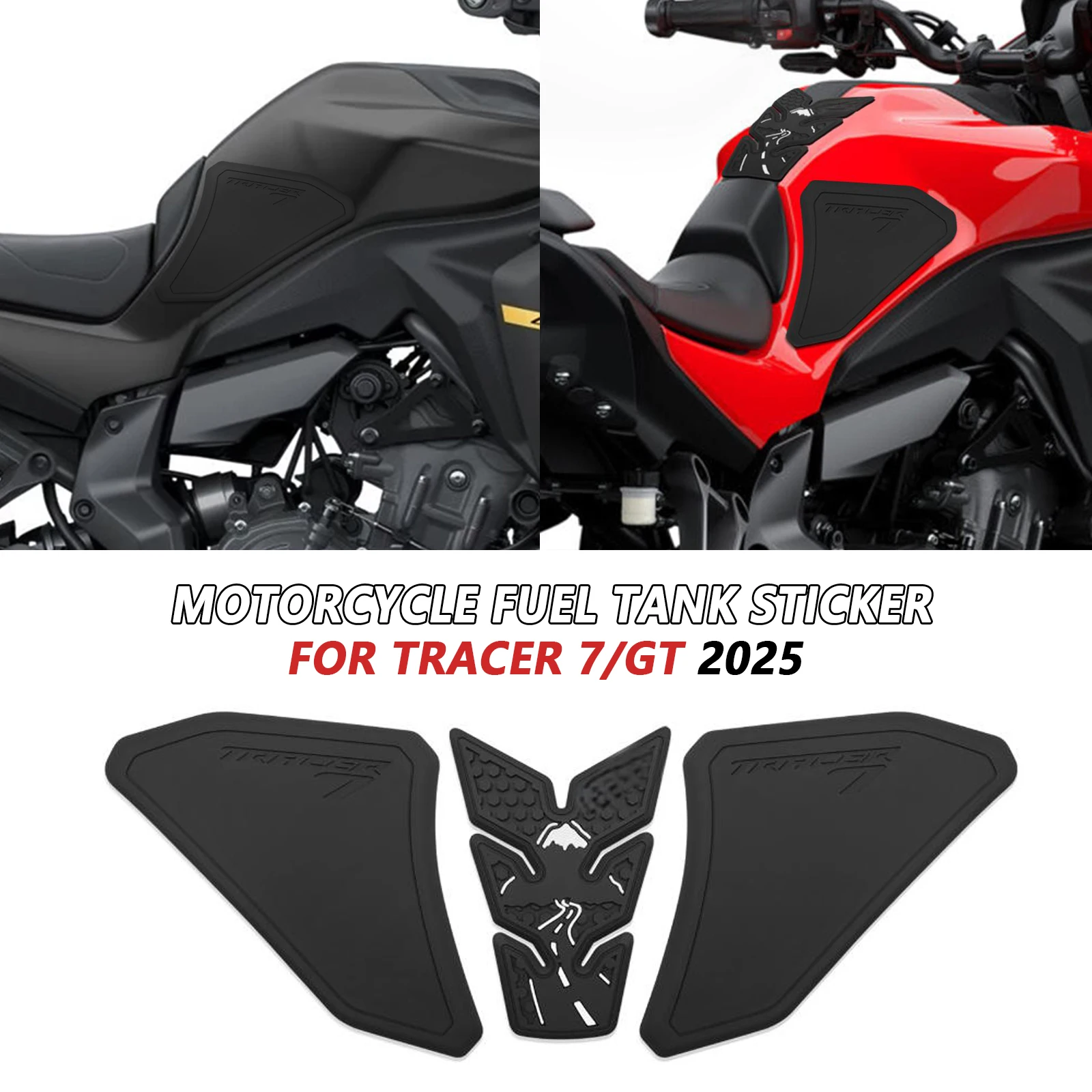 

For YAMAHA TRACER 7/GT 2025 Tracer7 GT 2025 Motorcycle Tank Pad Side Grips Gas Fuel Oil Knee Protector Stickers Decals