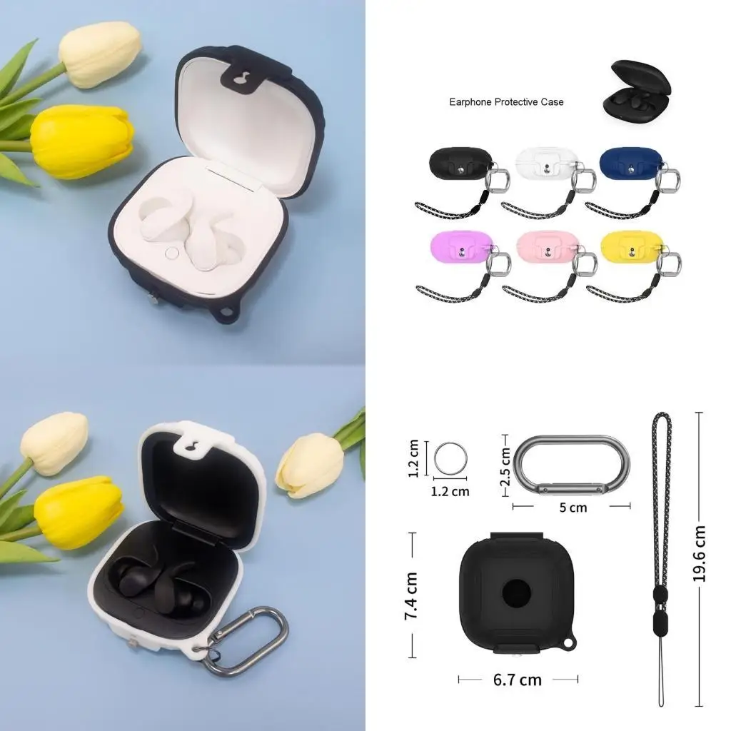 

R53C Compatible for BeatsFit Headphone Cover Shockproof Anti-scratch Protective Sleeve Washable Housing Dustproof Shells